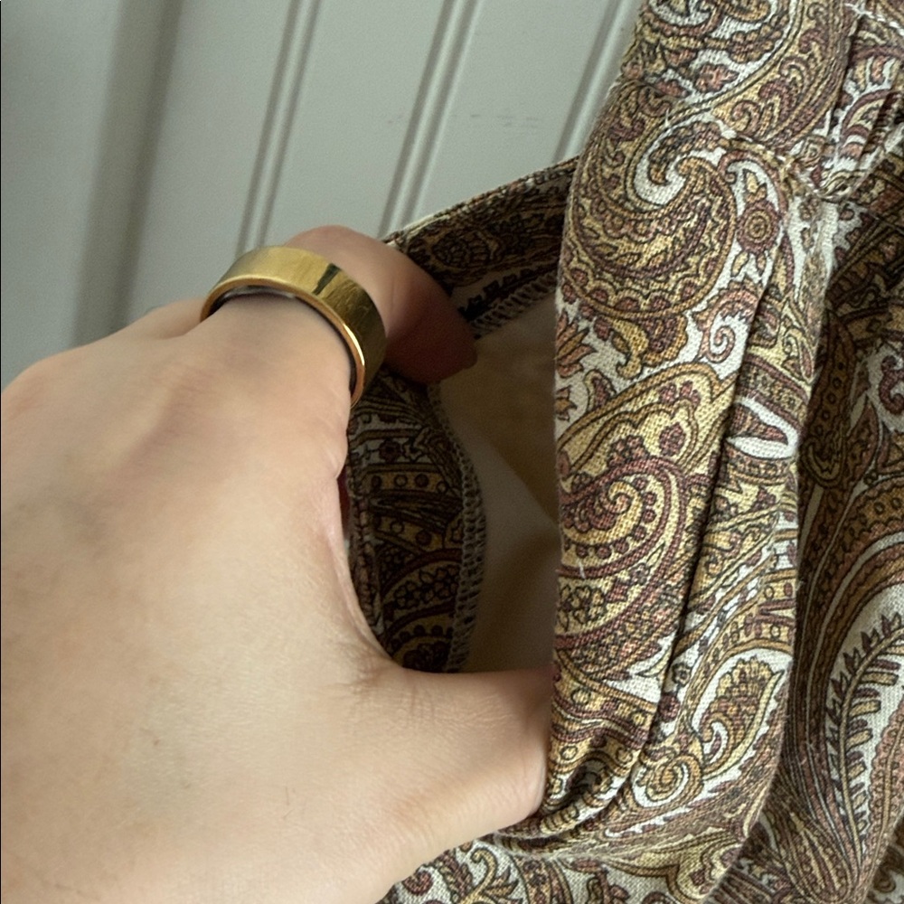 Maison D’Amelie Paisley Linen Pants - Picture 6 of 7